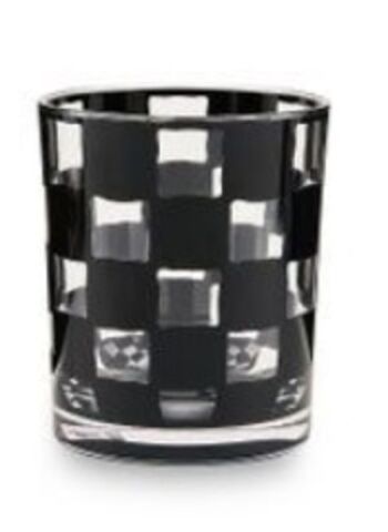 Black Check Acrylic Tumblers