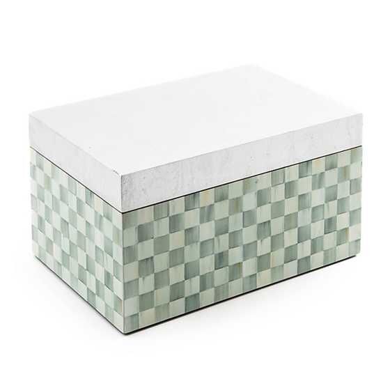 Sterling Check Lacquer Box