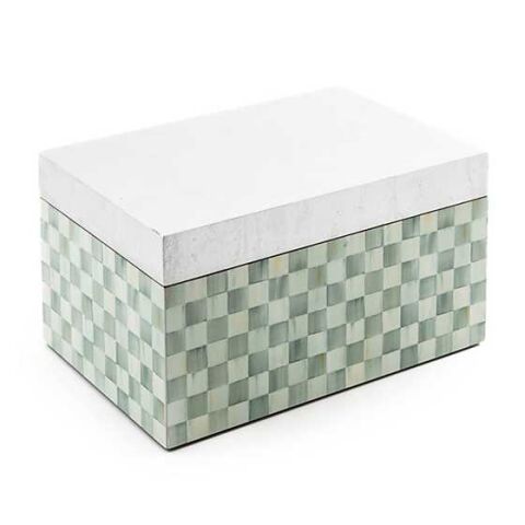 Sterling Check Lacquer Box