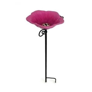 Avant Garden Birdbath Stake - Pink