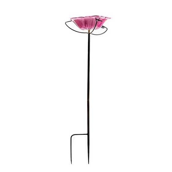 Avant Garden Birdbath Stake - Pink
