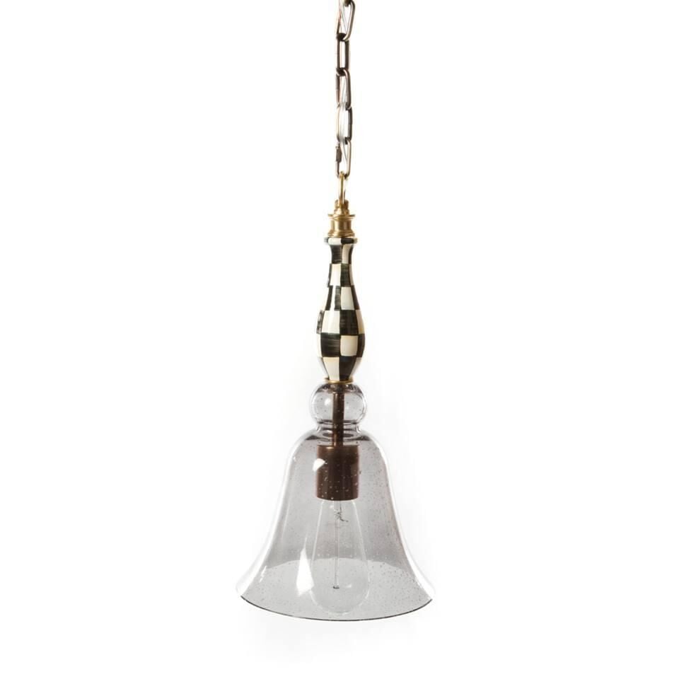 Courtly Small Bell Pendant Lamp - Grey