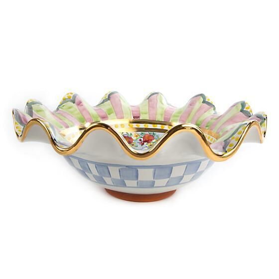Taylor Fete Medium Fluted Serving Bowl