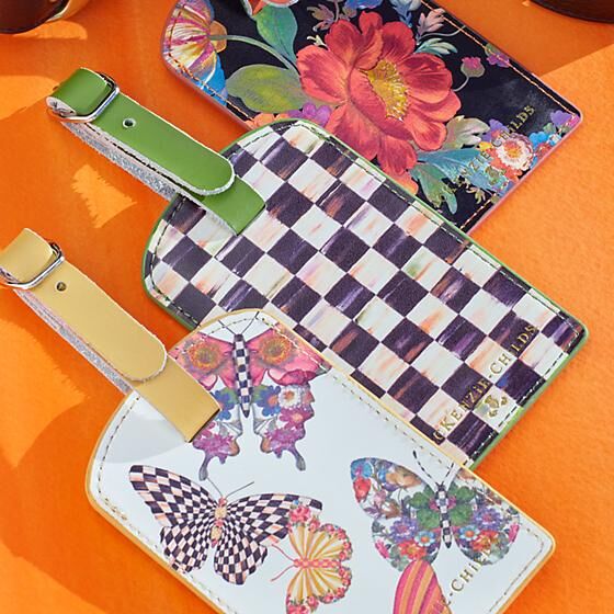 Courtly Check Luggage Tag