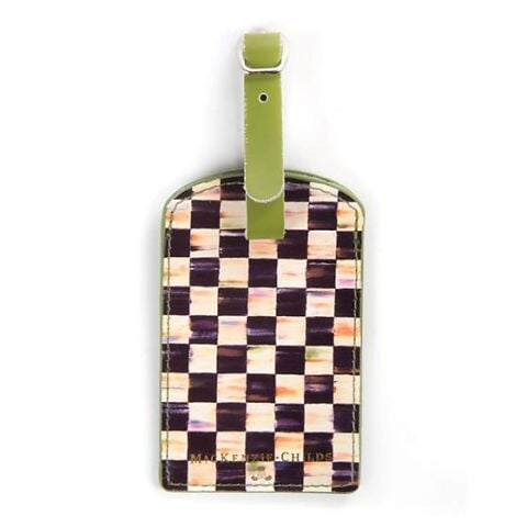 Courtly Check Luggage Tag