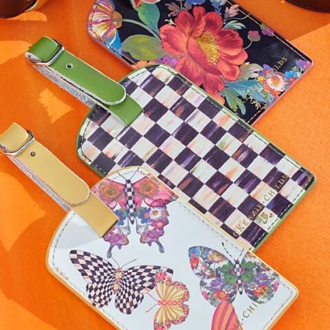 Courtly Check Luggage Tag