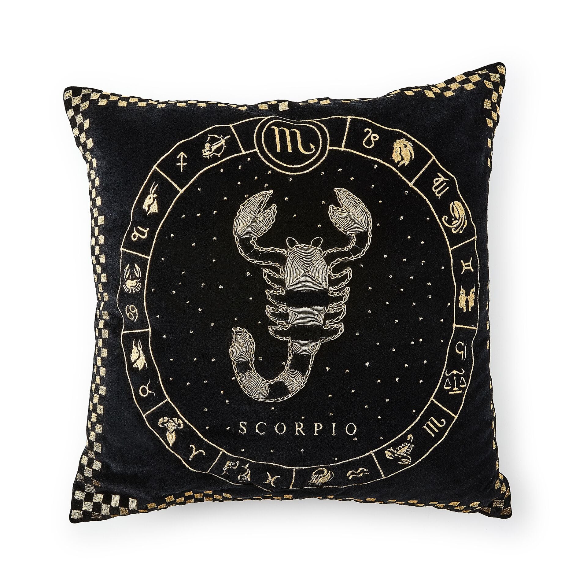 Scorpio Zodiac Throw Pillow
