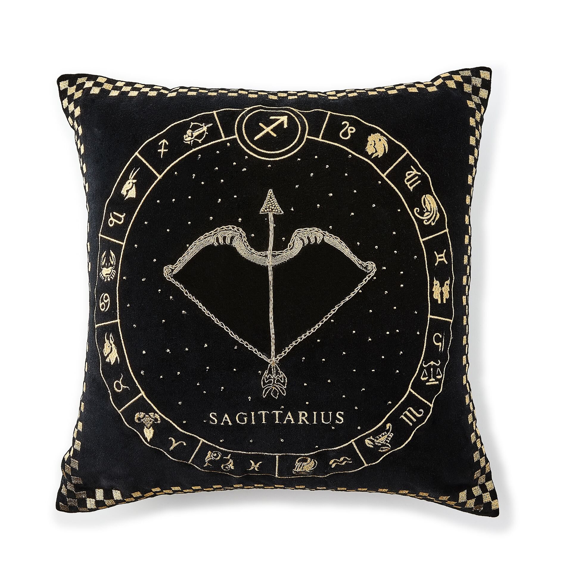 Sagittarius Zodiac Throw Pillow