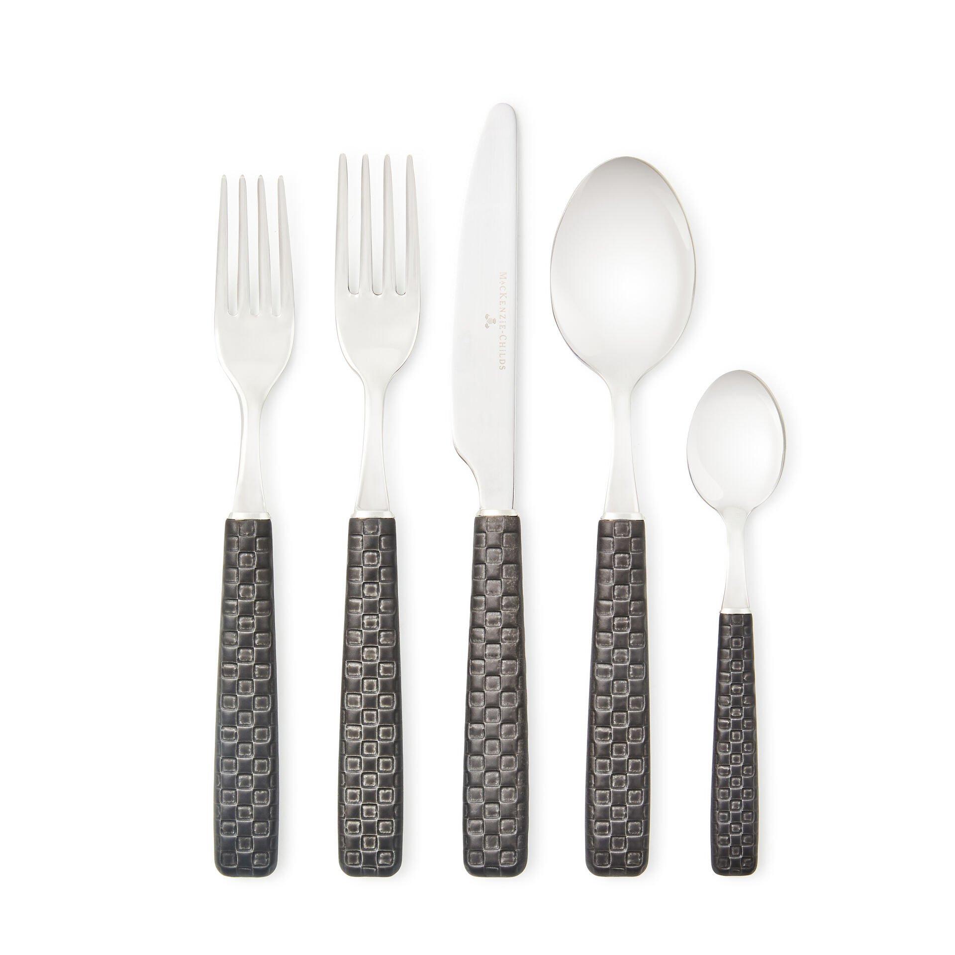 Everyday Black 5-Piece Place Setting