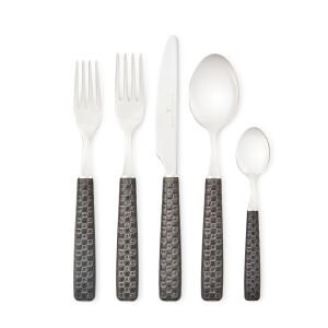 Everyday Black 5-Piece Place Setting