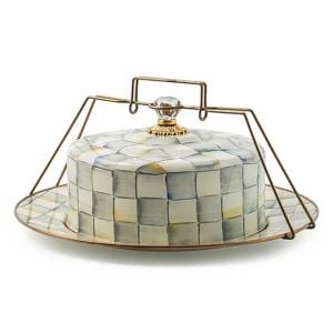Sterling Check Cake Carrier