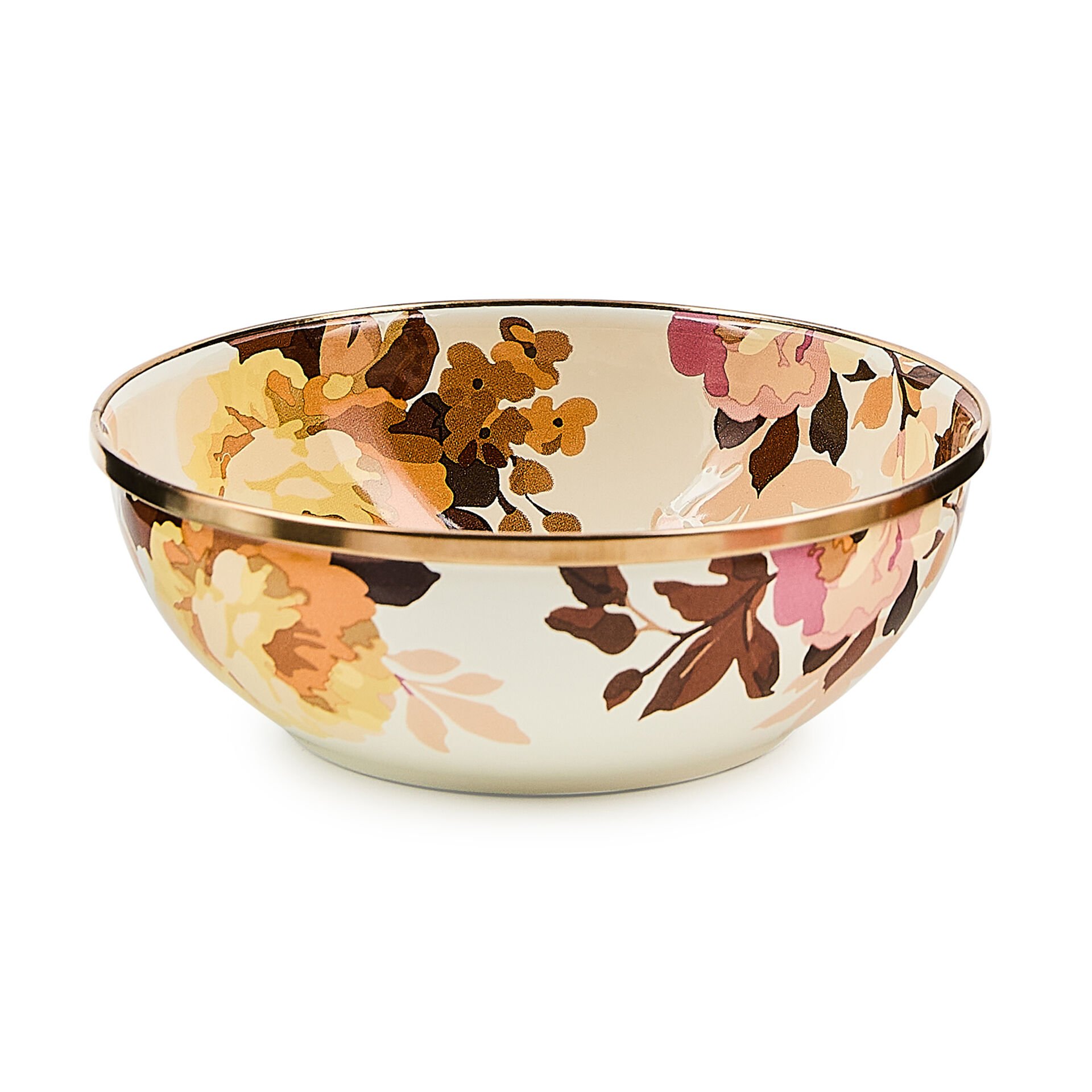 Wild Rose White Everyday Bowl