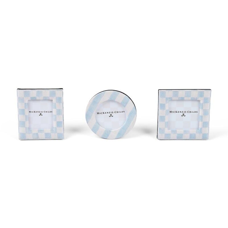 Sky Fabric Frames, Set of 3