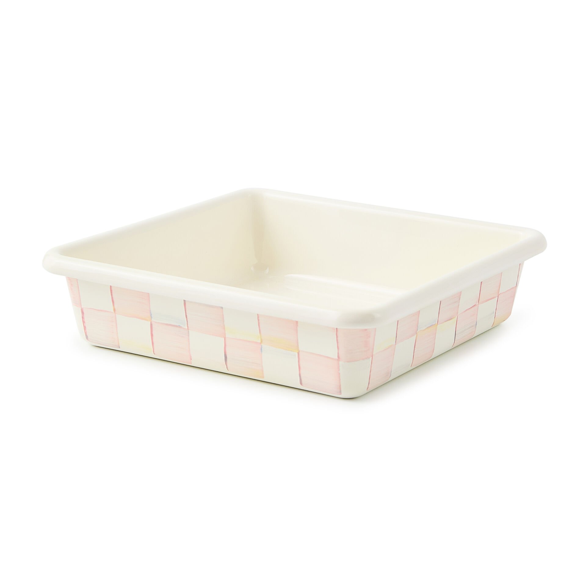 Rosy Check 8'' Square Baking Pan
