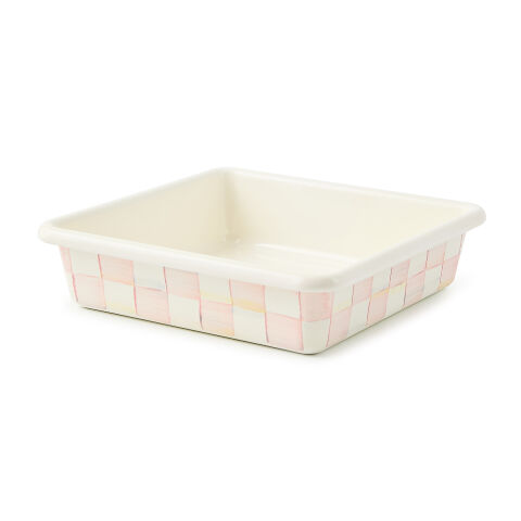 Rosy Check 20 cm Square Baking Pan