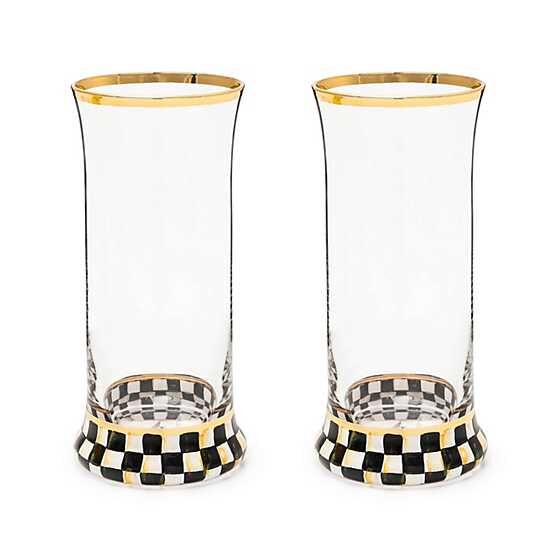 Courtly Check Highball Glass, Set of 2