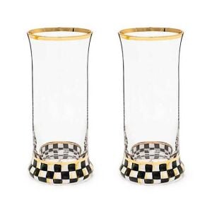 Courtly Check Highball Glass, Set of 2