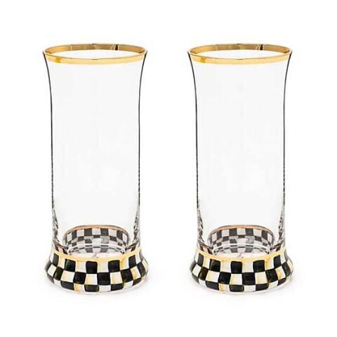 Courtly Check Highball Glass Set of 2