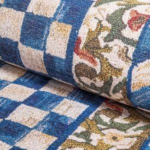 Truly Royal Check 8' x 10' Washable Rug