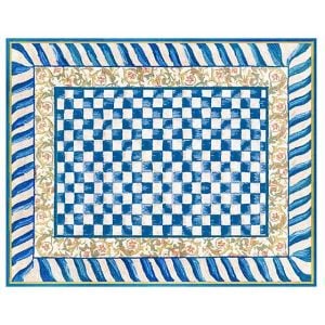 Truly Royal Check 8' x 10' Washable Rug