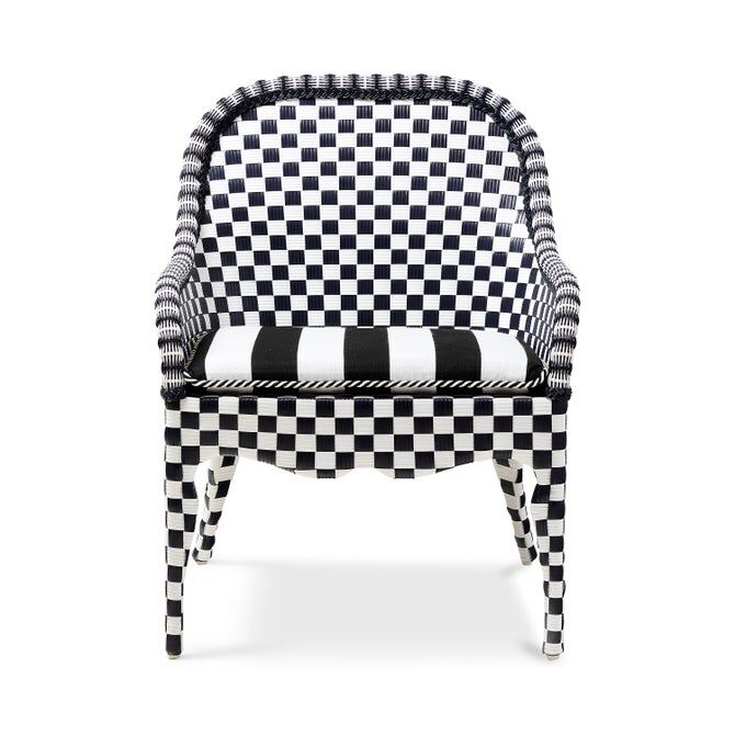 Gambit Check Outdoor Accent Chair