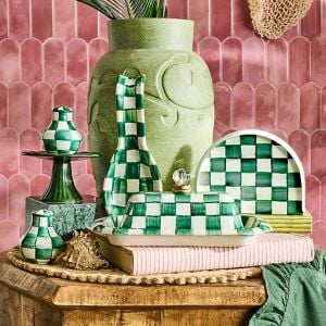 Emerald Check Butter Box