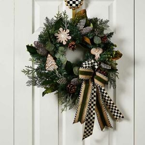 Farmhouse Gingerbread Wreath