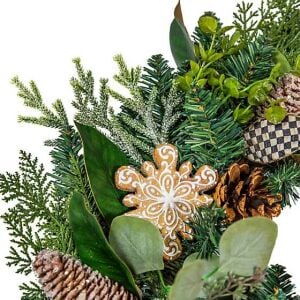 Farmhouse Gingerbread Wreath