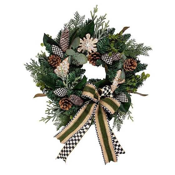 Farmhouse Gingerbread Wreath