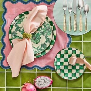 Emerald English Garden Charger/Plate