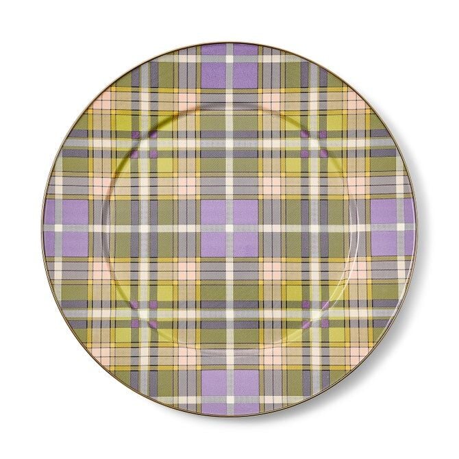 Tartan Violet Serving Platter