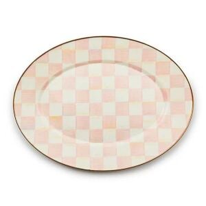 Rosy Check Medium Oval Platter