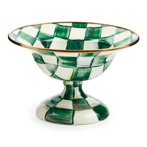 Emerald Check Small Compote