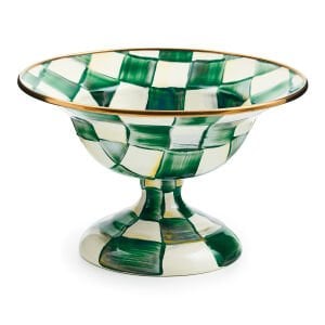 Emerald Check Small Compote