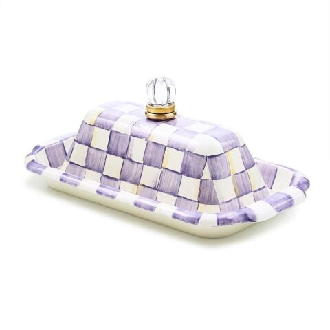 Violet Check Butter Box