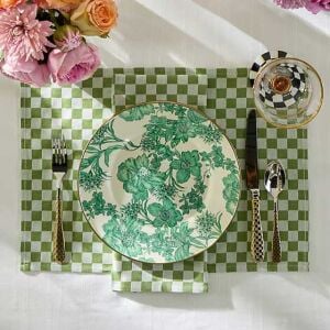Emerald English Garden Dinner Plate