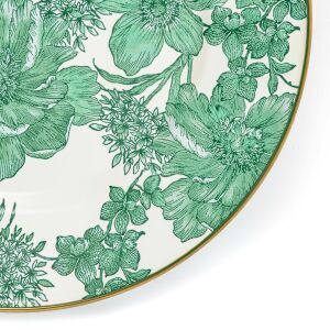 Emerald English Garden Dinner Plate