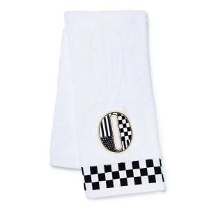 Monogram ''O'' Check Hand Towel