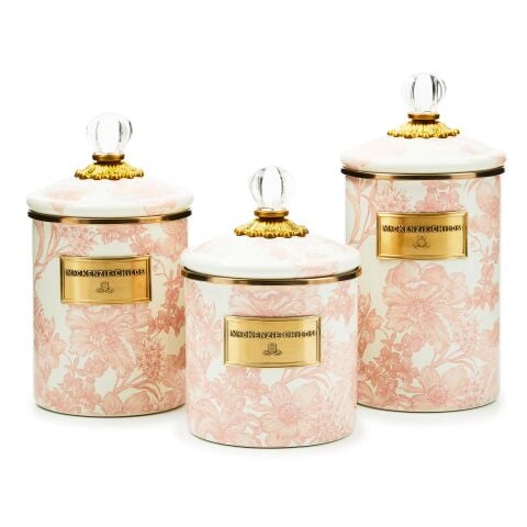Rosy English Garden Small Canister