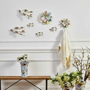 Wildflowers Swallowtail Wall Decor - Blue