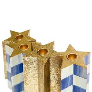 Royal Check Star Candelabra