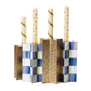Royal Check Star Candelabra