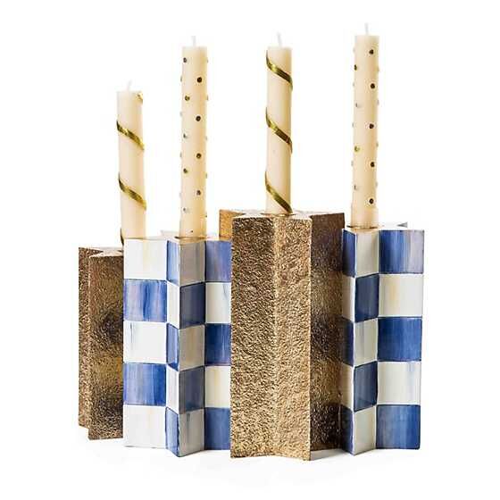 Royal Check Star Candelabra