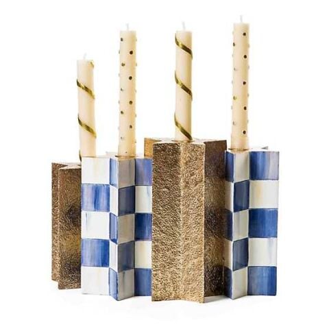 Royal Check Star Candelabra