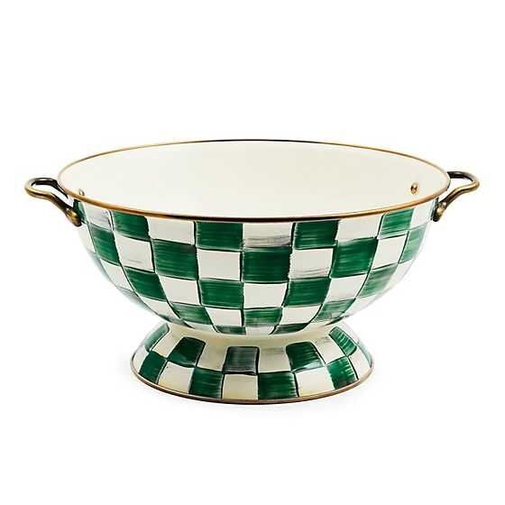 Emerald Check Everything Bowl