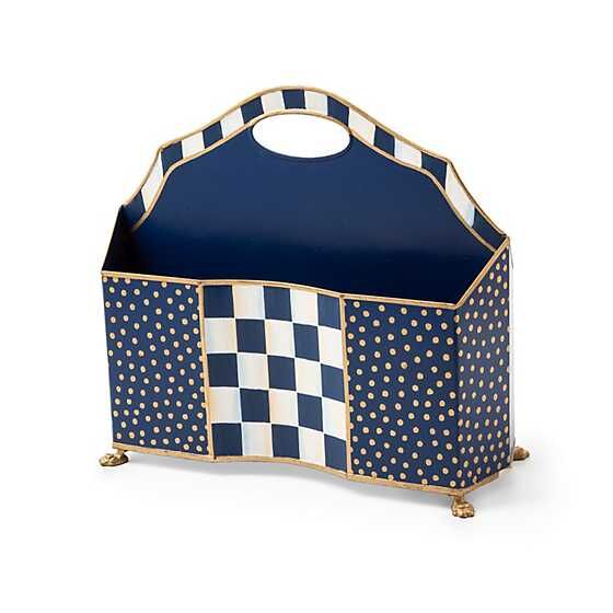 Royal Check Magazine Holder