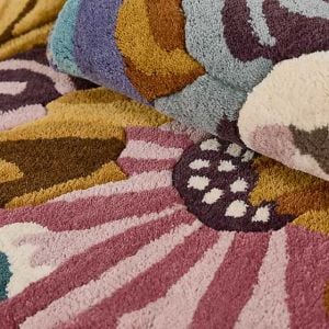 Milano Floral 6' Round Rug
