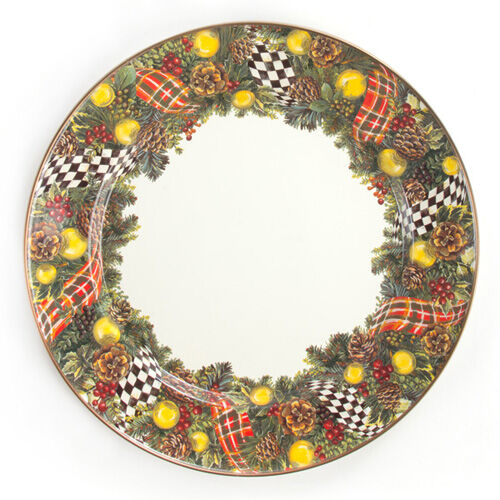 Evergreen Enamel Charger Plate
