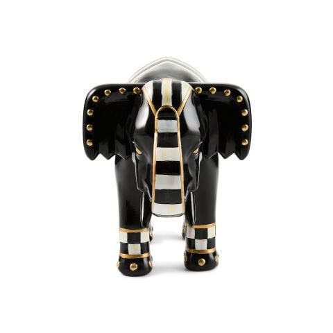 Courtly Check Elephant Figurine