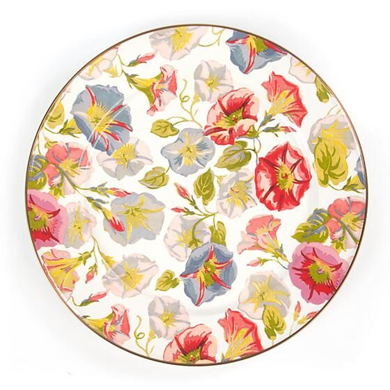 Morning Glory Charger Plate